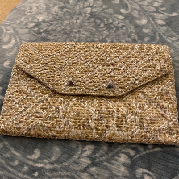 Stella & Dot Gold and Silver Textured Clutch - Picture 7 of 7